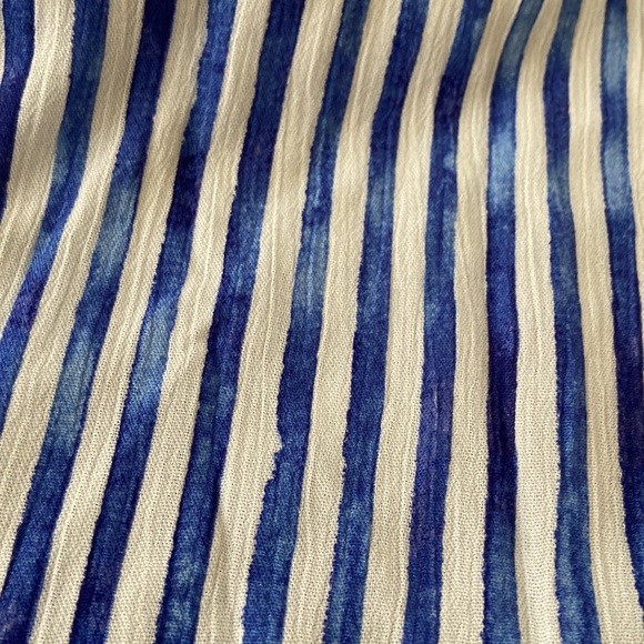 STRIPED WIDE LEG LIGHT PANTS - Picture 6 of 9